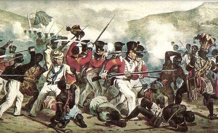 Gefecht Briten gegen Ashanti 1824