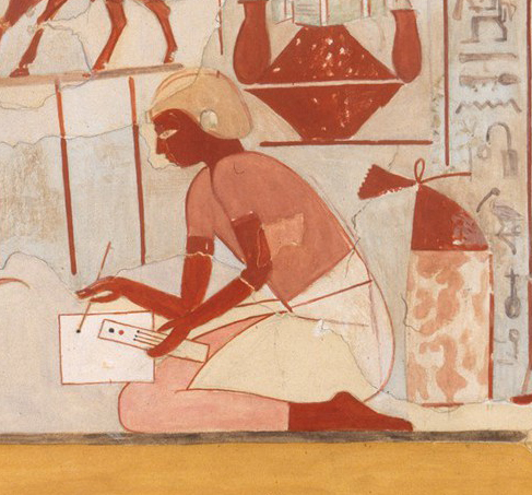 Sitzender ägyptischer Schreiber (c) Gbaotic