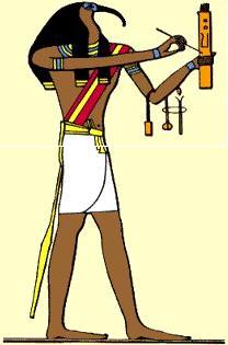 Thot - ägyptischer Gott der Schrift (c) wikimedia