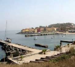 Hafen von Gorée heute