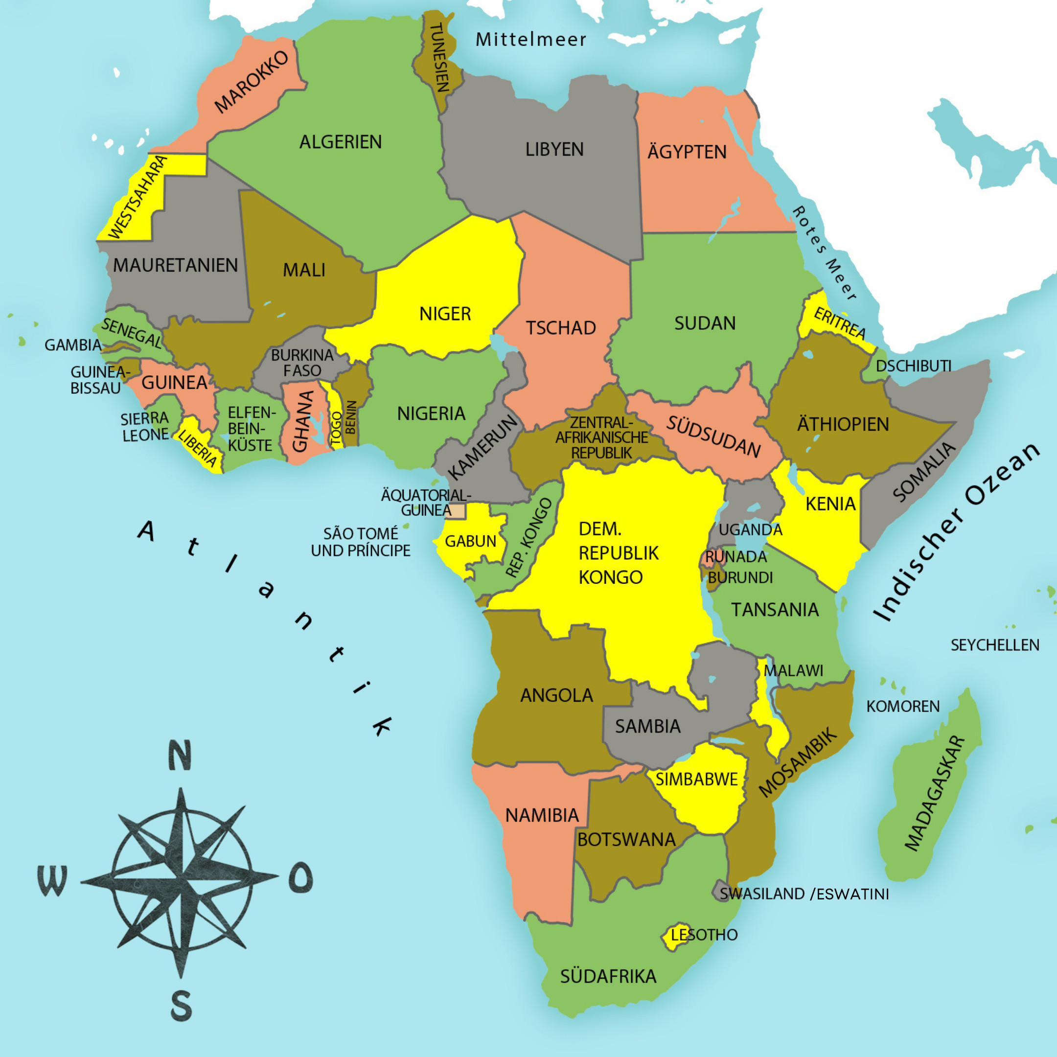 Afrika Regionen