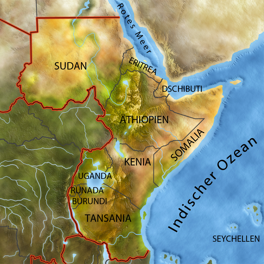 Afrika-Junior Ostafrika - die Savannen und Vulkangebiete