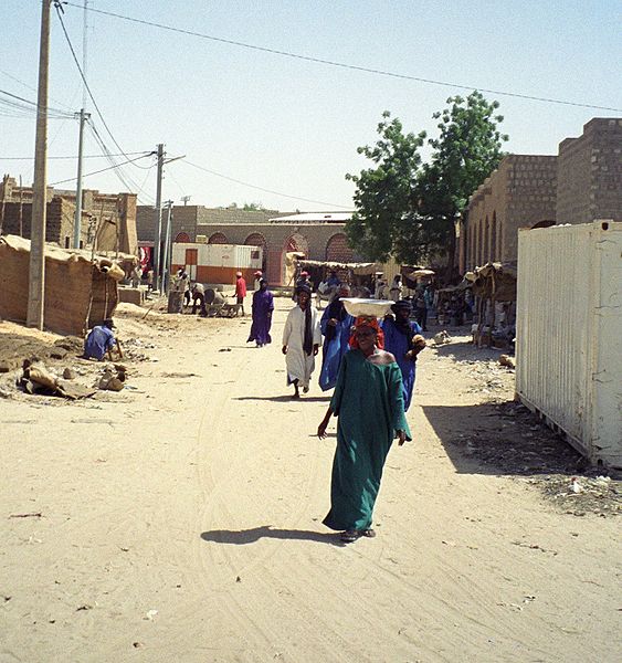Eine Straße in Timbuktu