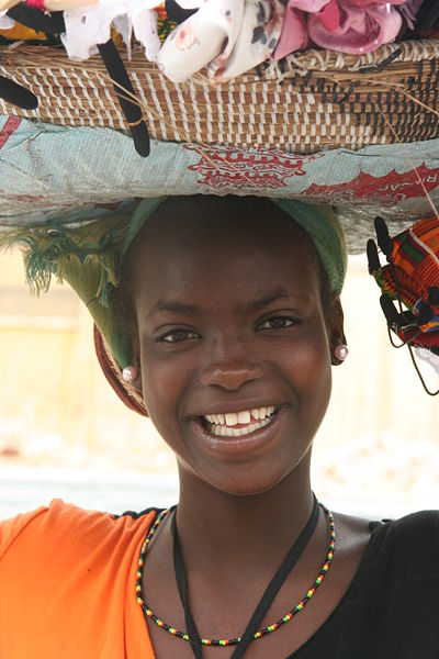 Verkäuferin in Dakar