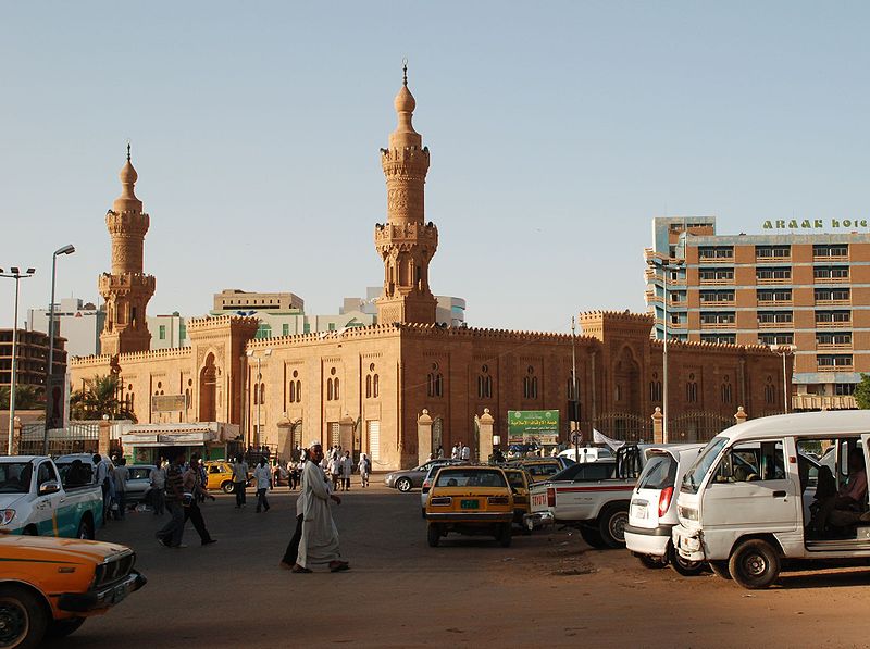 Khartum, große Moschee (c) Bertramz
