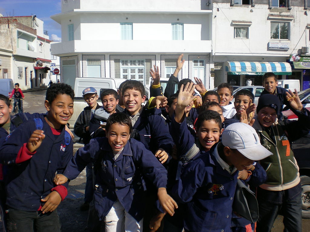 Schüler in Tunesien