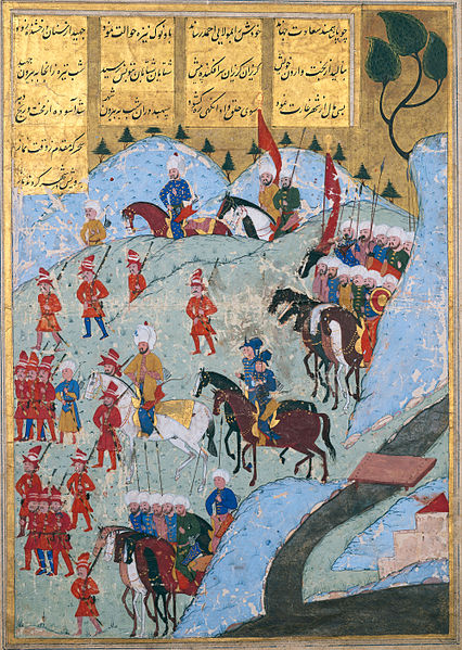 Ottoman_Army_Marching_On_The_City_Of_Tunis_In_1569_Sehnam-i_Selim_Han_by_Lokman