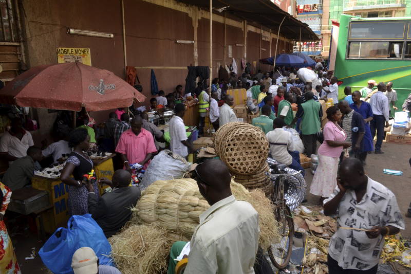 Matoke Markt in Kampala 