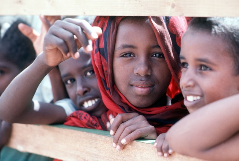 Somalische Kinder (c) PHCM Terry C. Mitchell