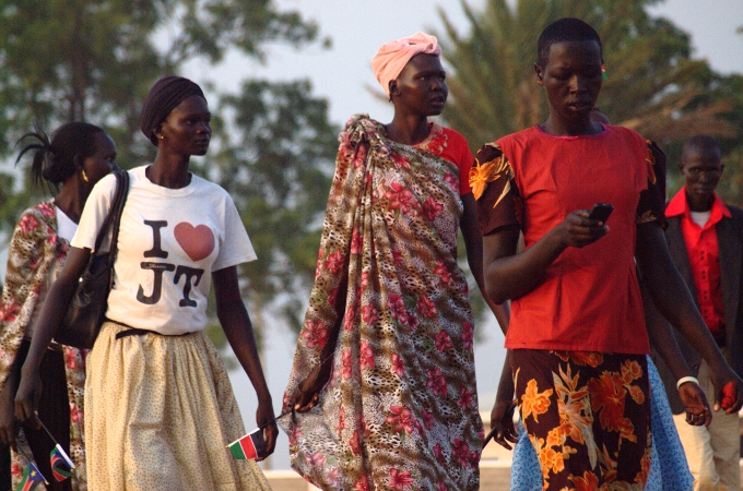 Junge Frauen in Südsudan (c) Al Jazeera