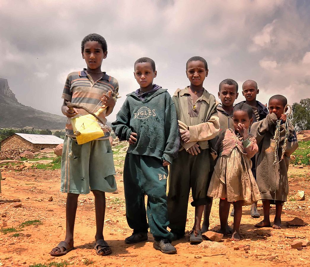 Äthiopien Kinder