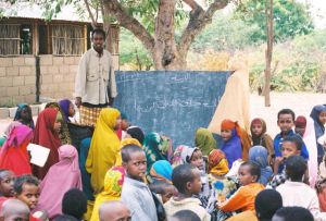 Schule in der Flüchtlingsstadt Dadaab